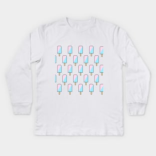 Ice cream pattern Kids Long Sleeve T-Shirt